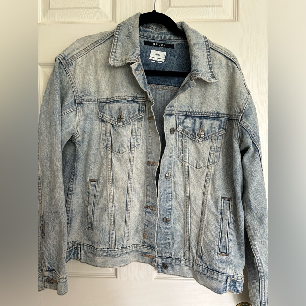 Ksubi oversized denim jacket Karma Blue size Small
